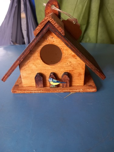 Bird nest box made - nest, wood