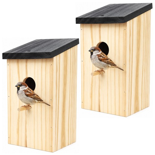 Wooden garden bird - wooden,