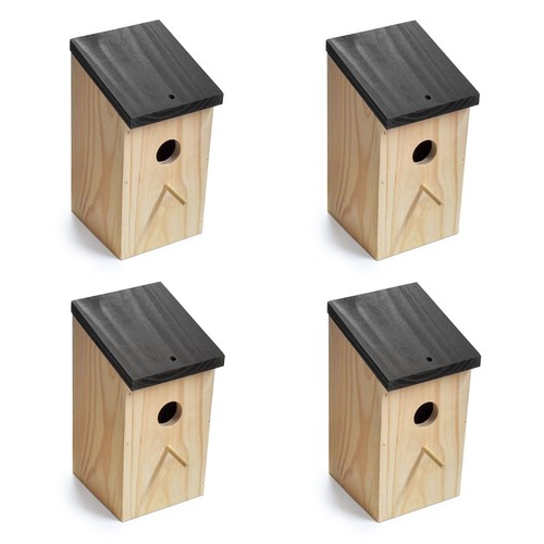 Wooden nesting bird box - box, wood
