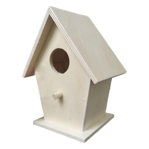 3pcs wooden mini bird - wooden,