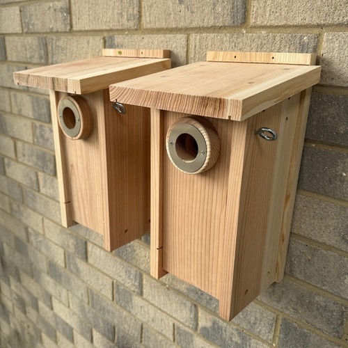 Wooden bird house nest box - wooden,
