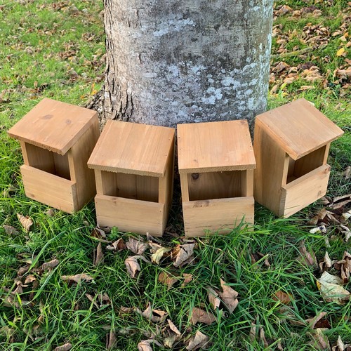 Wildlife wooden bird house - wildlife,