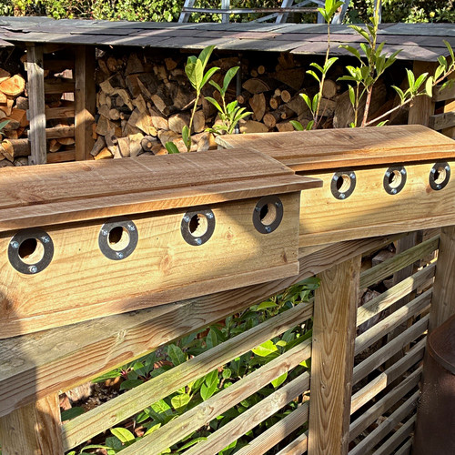 Wooden multi entrance - wooden, bird