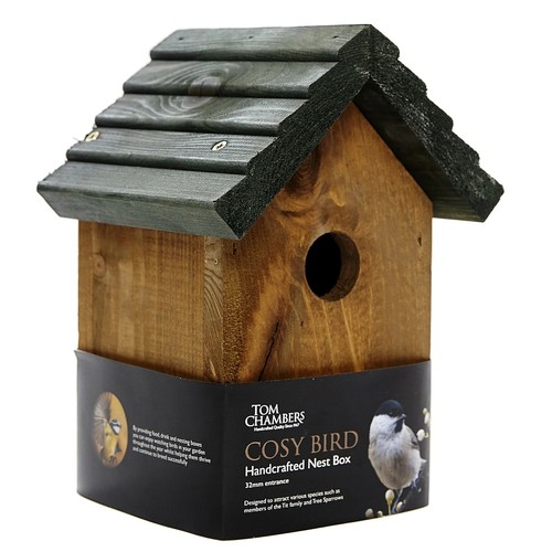 Wild bird nesting - box, cosy