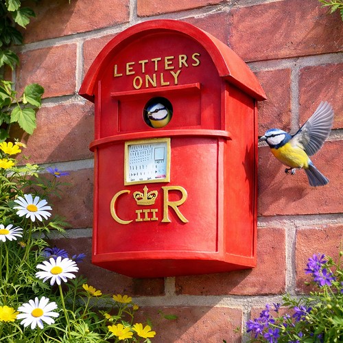 Post box bird house letter - post,