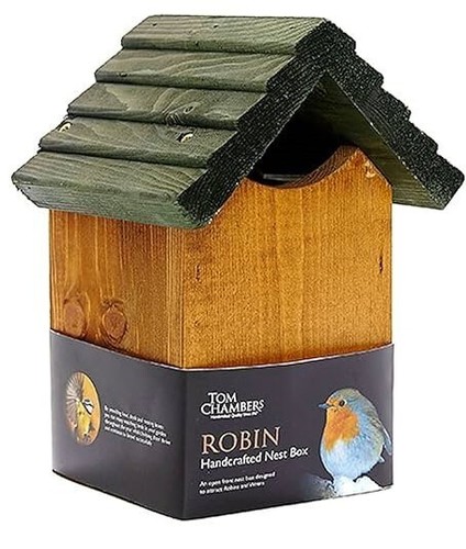 Wild bird nesting box robin - nesting,