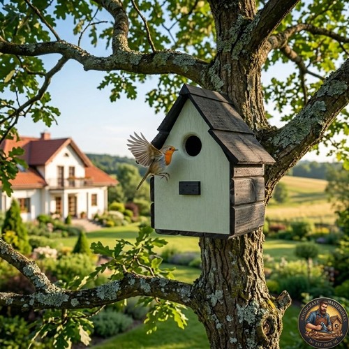 Dusted aloe bird house - dusted,