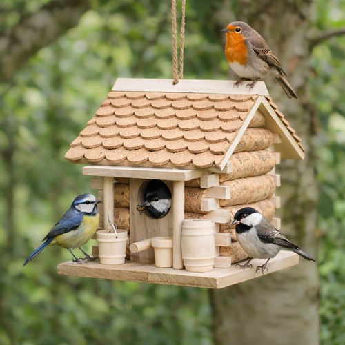 Wine cork bird nest - wine, house