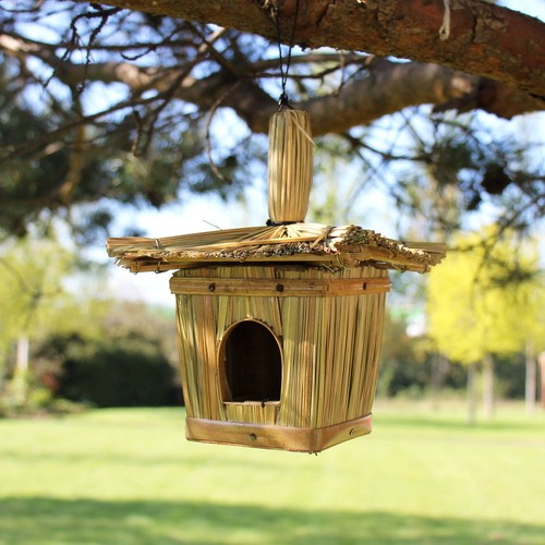Small square seagrass bird - small, box