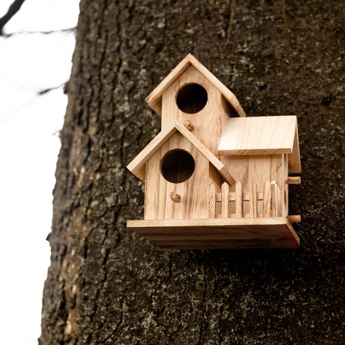 Wooden large garden - bird, house