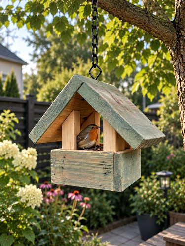 Handmade open front wooden - open,