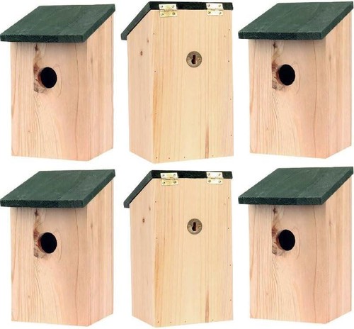 Wooden bird nesting - wooden,