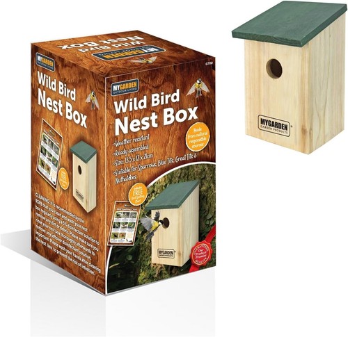 Wooden wild bird nest - wild, box