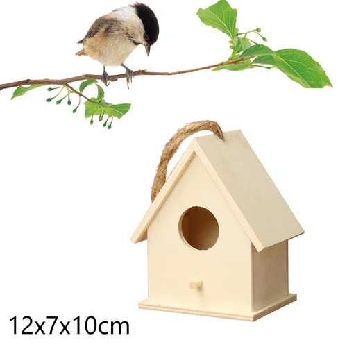Wooden mini bird cage outdoor - wooden,