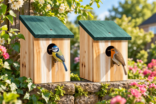 Wooden wood nesting nest - wooden,